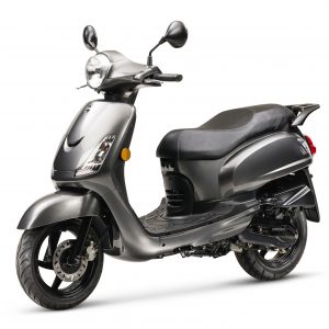 SYM FIDDLE II E5 Porsche Grey 45km GRATIS Voordeelpakket Nu €200 EXTRA KORTING
