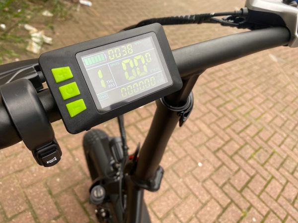 SCR Black Edition Elektrische vouwfiets, fatbike, lage instap, 7 sp, Mat black - Afbeelding 3
