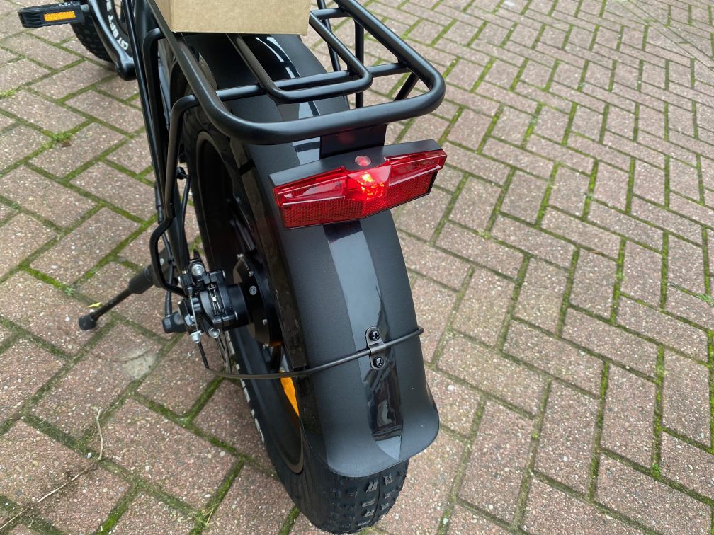 SCR Black Edition Elektrische vouwfiets, fatbike, lage instap, 7 sp, Mat black Scootercenter