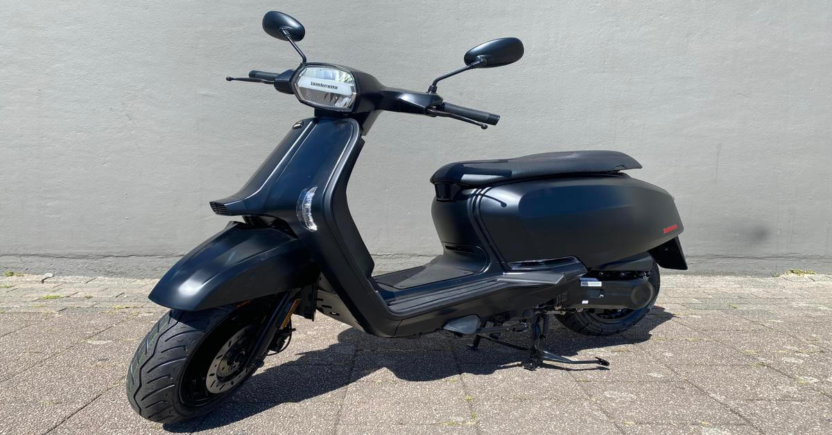 Lambretta V-Special 50 Flex Mat Zwart 45km - Afbeelding 5