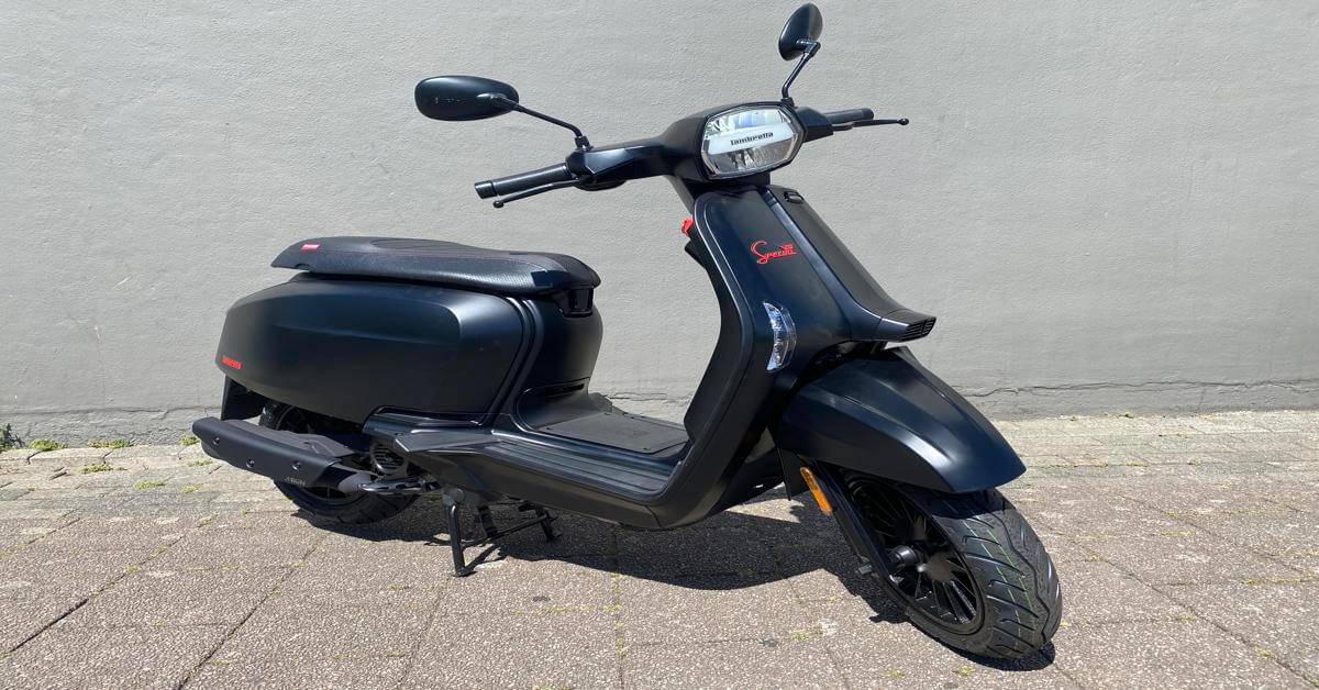 Lambretta V-Special 50 Flex Mat Zwart 45km - Afbeelding 8