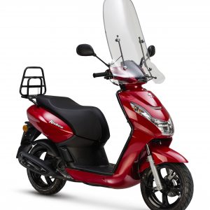 PEUGEOT KISBEE CHERRY RED Euro5 Gratis WINDSCHERM+ART 3 SLOT