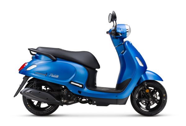SYM Fiddle 4 E5 Mat Blue gratis accessoires pakket. - Afbeelding 5