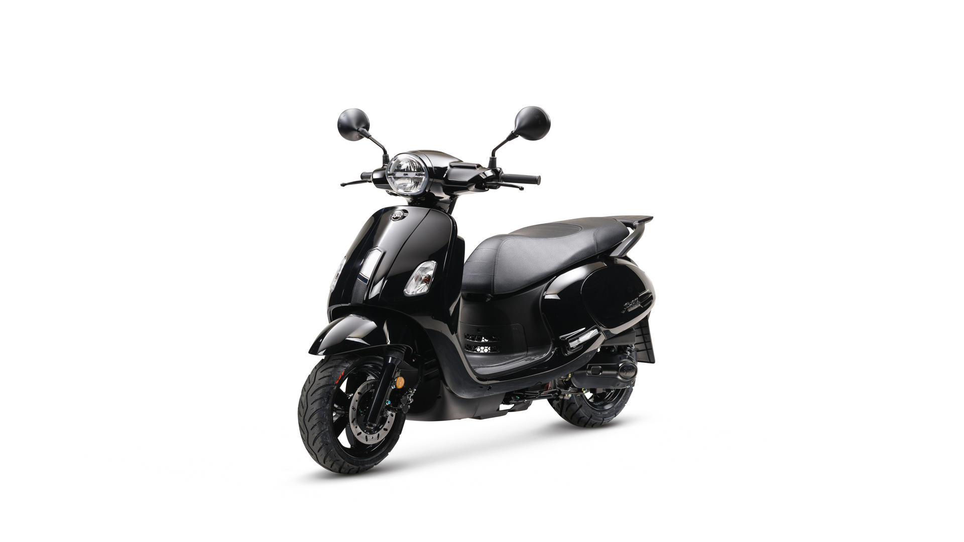 SYM Fiddle 4 E5+ Glans Zwart gratis accessoires pakket. - Afbeelding 3