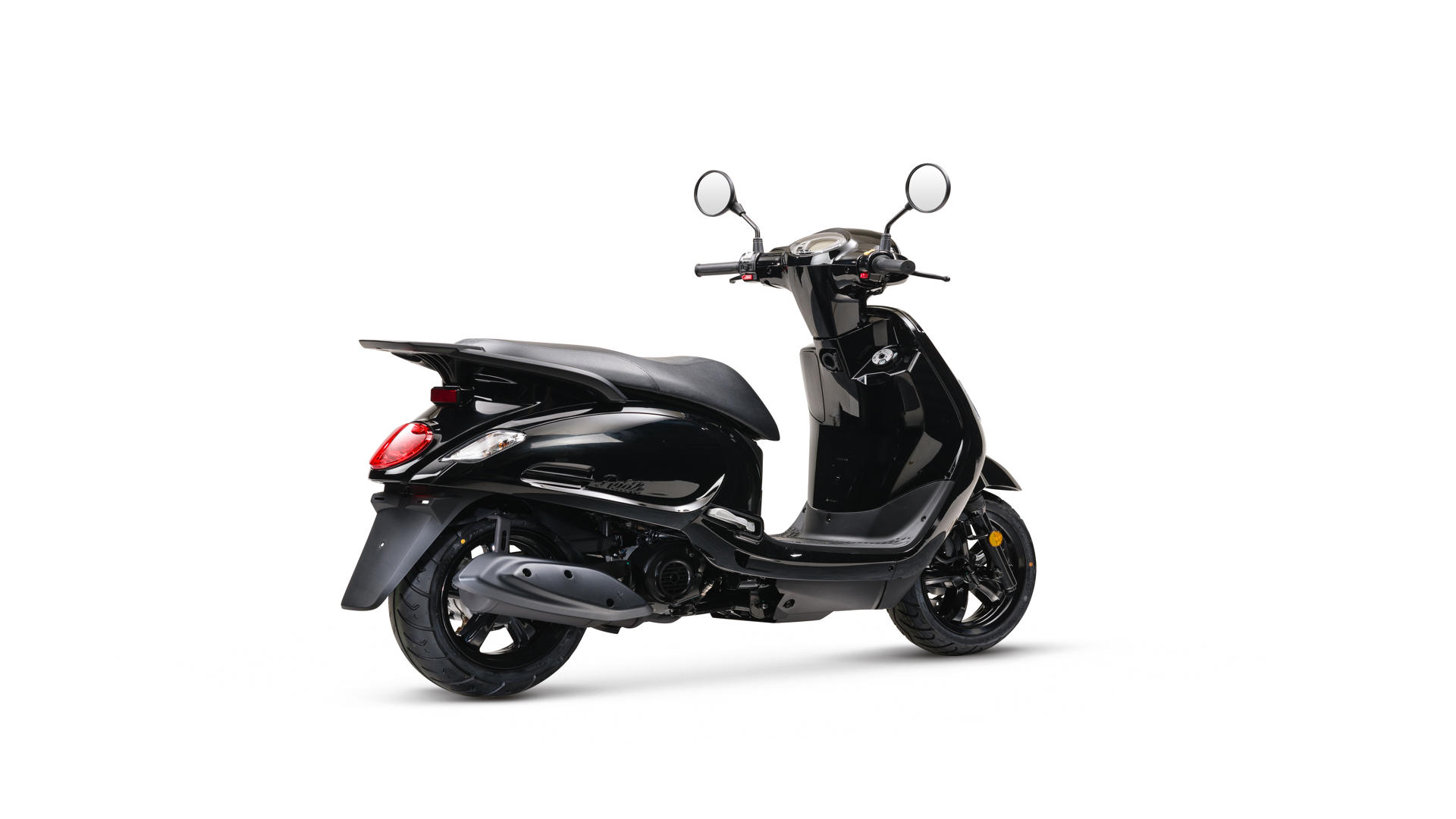 SYM Fiddle 4 E5+ Glans Zwart gratis accessoires pakket. - Afbeelding 6