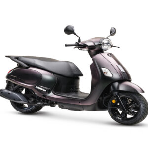 SYM Fiddle 4 E5+ Mamba Green gratis accessoires pakket.