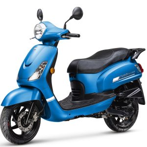 SYM FIDDLE II E5 45 km Mat BLUE GRATIS Voordeelpakket nu met €200 extra korting