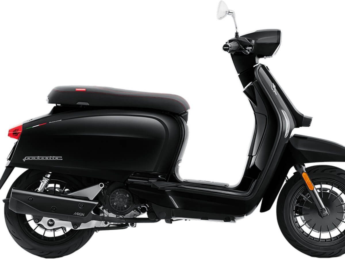 Lambretta V-Special 50 Flex Mat Zwart 45km - Afbeelding 2